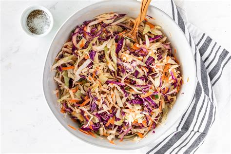 Coleslaw Salad Recipe With Purple Cabbage