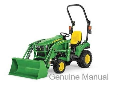 John Deere 1023e 1025r 1026r Compact Tractor Service Repair Manual Pdf Tm126919 Etsy