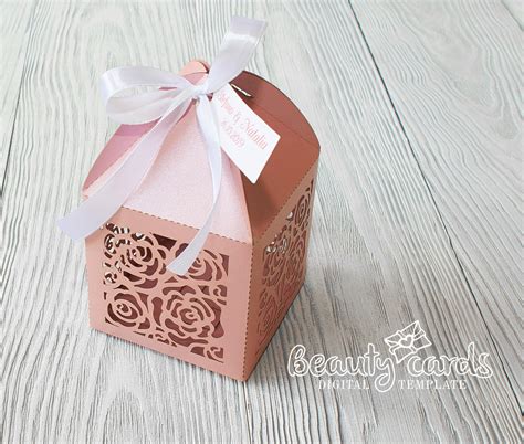 Gift Box Template Cricut