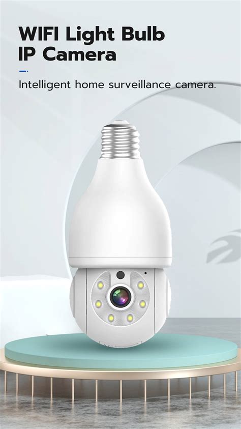 Buy JOOAN 5G WiFi 3MP Bulb Camera Indoor Video Surveillance Camera Online