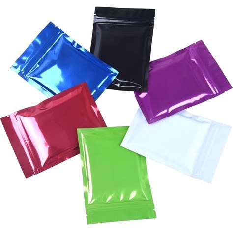 Plastic Packaging Custom Printed Foil Laminated Mylar Ziplock Bags