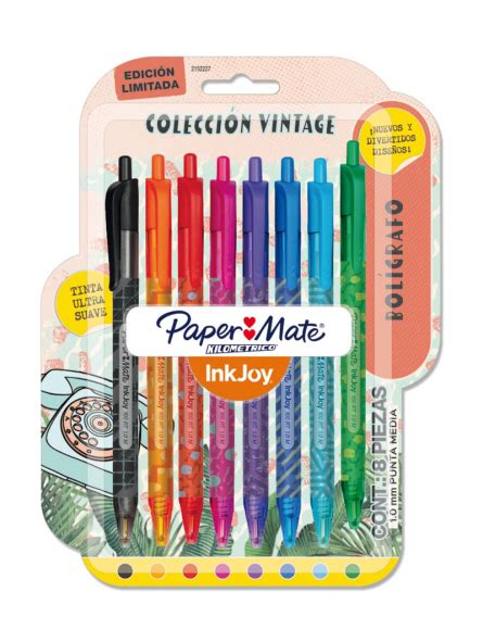 Bol Grafo Inkjoy Paper Mate Colecci N Vintage Materiales De Arte