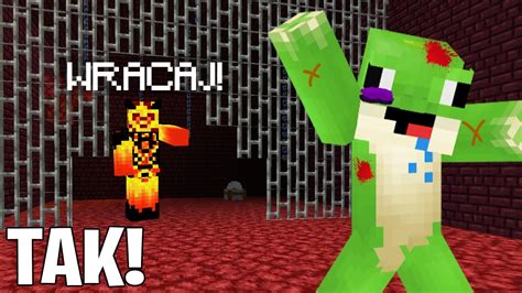 UCIEKŁEM z WIĘZIENIA LUCYFERA w Minecraft jestem wolny YouTube