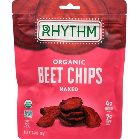 Rhythm Superfoods Beet Chips Organic Naked 14 Oz From Rainbow