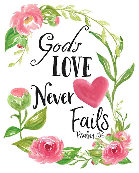 Gods Love Never Fails Gods Love Never Fails Love Never Fails Psalm 136