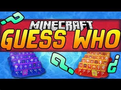 Must Watch Guess Who Minigame Minecraft Xbox Youtube