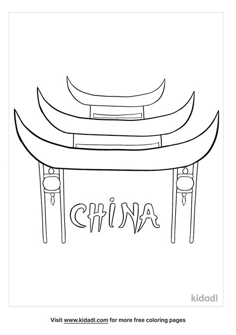 Free China Coloring Page Coloring Page Printables Kidadl