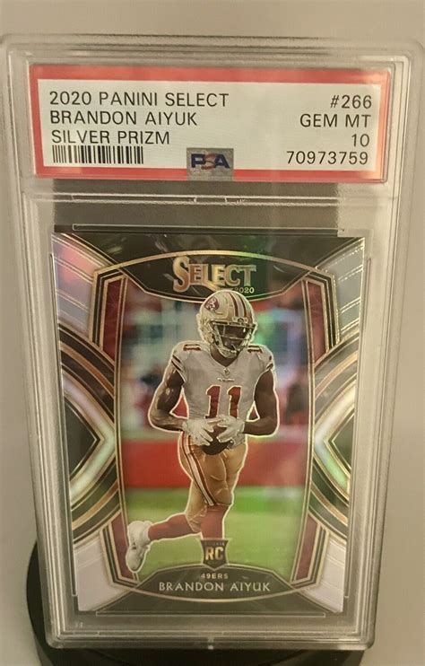 Brandon Aiyuk 2020 Select 266 Club Level Silver Price Guide Sports