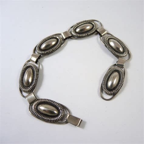 Art Deco Vintage Danish 830s Hans Jensen Bracelet In Store