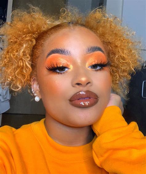 Vibrant Makeup Yellow Makeup Yellow Eyeshadow Black Girl Makeup