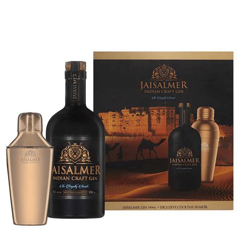 Jaisalmer Indian Craft Gin Coffret Shaker GINSIDERS