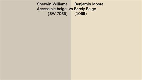 Sherwin Williams Accessible Beige Sw Vs Benjamin Moore Barely