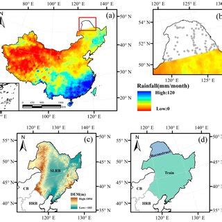 A Spatial Pattern Of Monthly Mean Precipitation For Fy G At Each