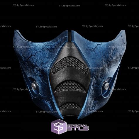 Cosplay STL Files MK9 Sub Zero Mask Wearable 3D Print SpecialSTL