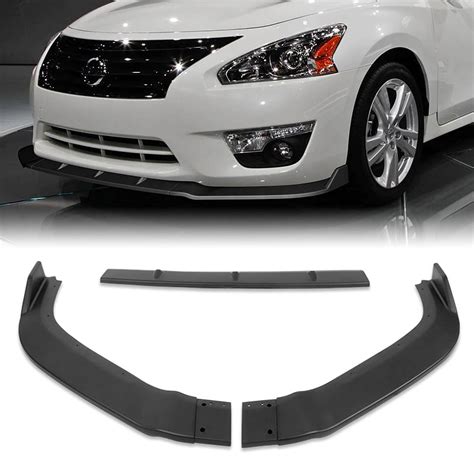 For 2013 2015 Nissan Altima Sedan Matt Black Front Bumper Body Kit