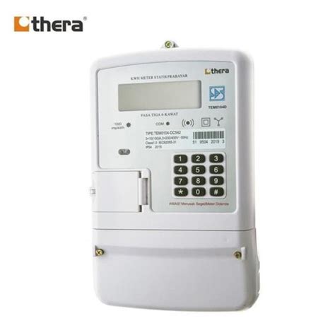 Jual Thera Tem0104D Series Kwh Meter Prabayar 3 Phase Sistim Sts Token