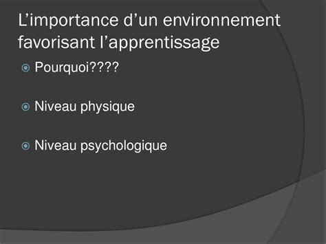 PPT Environnement Dapprentissage Positif PowerPoint Presentation