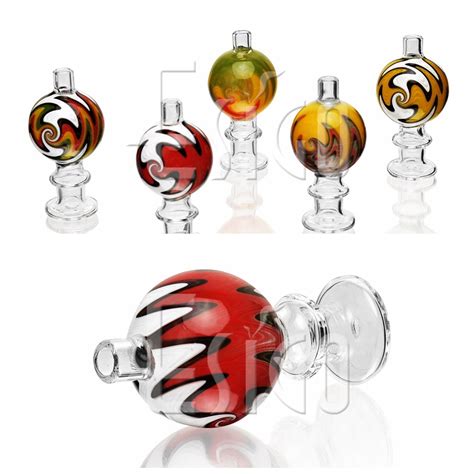 Esigo High End Glass Smoking Pipe Creative Design Assorted Colors Wig Wag Glass Water Pipe Carb