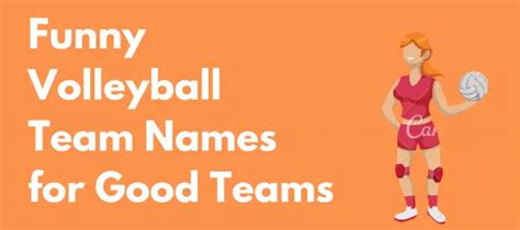 400 Clever Funny Volleyball Team Names 2022