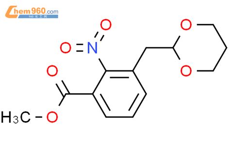 126759 45 3 3 methoxycarbonyl 2 nitrophenyl methyl 1 3 dioxane化学式结构