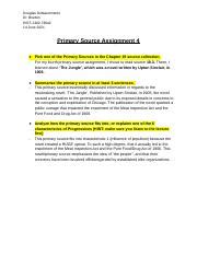 History 2 Primary Source Assignment 4 Douglas DoNascimento Dr Braden