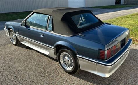 V8 5 Speed 1987 Ford Mustang Gt Convertible Barn Finds