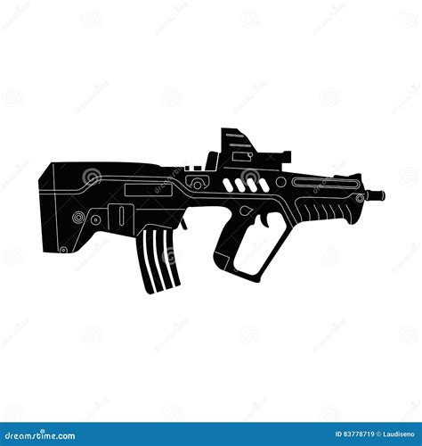 Isolated Weapon Stock Illustration Illustration Of Handgun 83778719