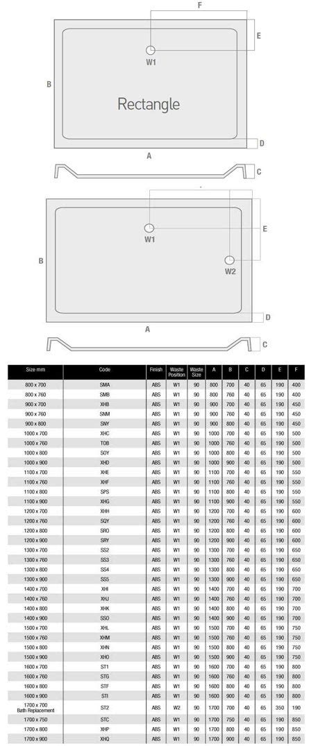 Elements Shower Enclosure Trays Or Shower Trays Low Profile Shower Trays Sizes 700mm 800mm