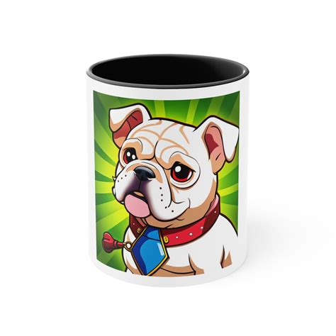 Bulldog Coffee Mug Colorful Style Pop Art T For Bulldog Lovers