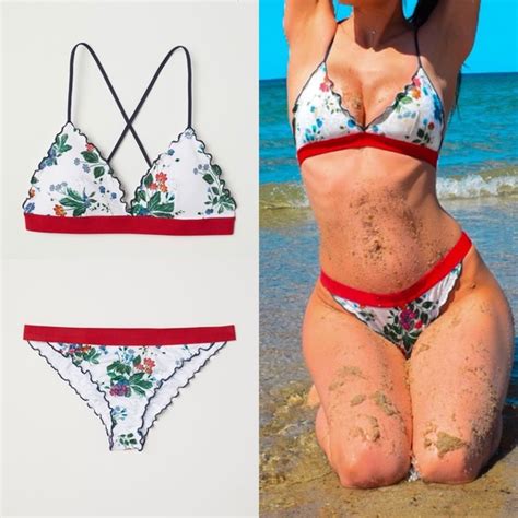 H M Swim Hm Floral Bikini Poshmark