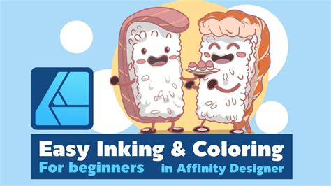 Affinity Designer For Beginners Inking And Coloring YouTube