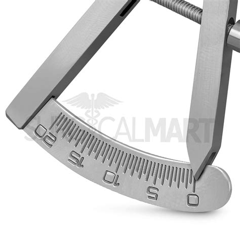 Castroviejo Caliper Angled Graduated Mm Surgical Mart