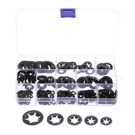 Uxcell 360 Pcs Internal Tooth Washers Set 9 Sizes M2 M2 5 M3 M4 M5 M6