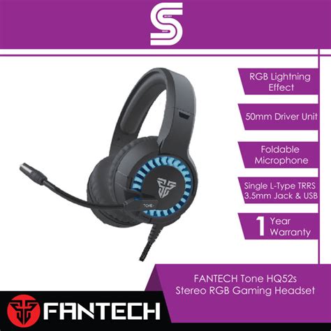 Fantech Tone Hq S Stereo Rgb Gaming Headset Lazada