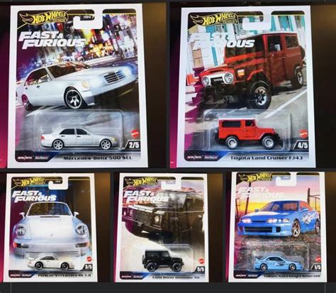 Hot Wheels Fast Furious Premium Set R HotWheels