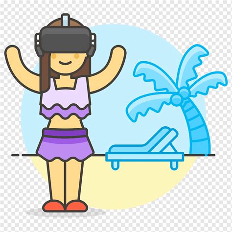 Vr Vacation Illustration Png Pngwing