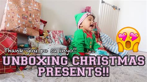 Vlogmas Day 25 Unboxing Christmas Presents Thank You Po Sa Inyo