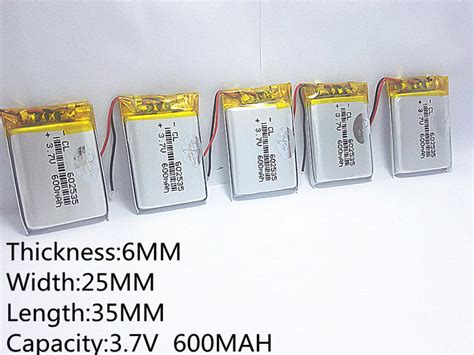 Supply Lithium Battery Lithium Polymer Battery 602 Vicedeal