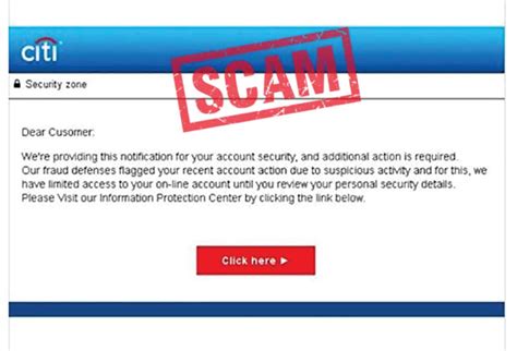 Citibank Email Scam Gryphon Connect