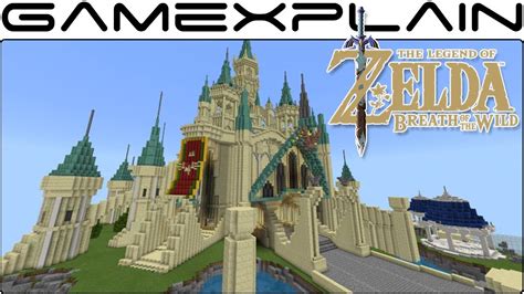 Breath Of The Wild S Hyrule Castle Recreated In Minecraft Showcased On