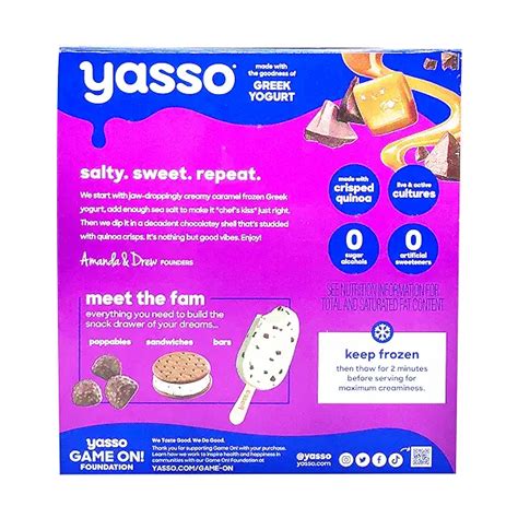 Yasso® Caramel Chocolate Crunch Frozen Greek Yogurt 4 Pack At Whole Foods Market