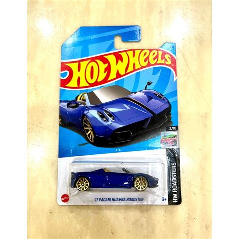 Hot Wheels 17 Pagani Huayra Roadster Shopee Malaysia