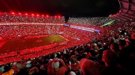 Night Panorama Bryant-Denny Stadium Photograph by Kenny Glover