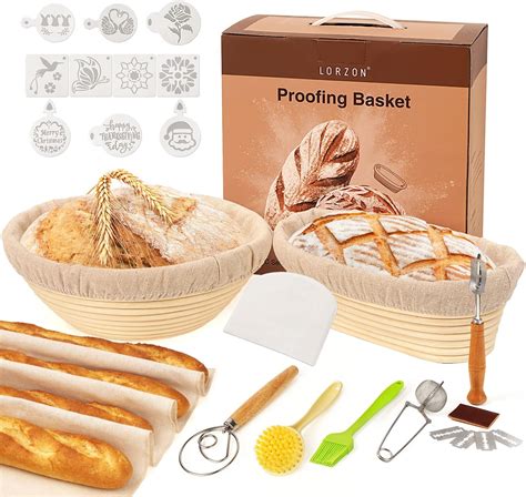 Amazon Superbaking Bread Proofing Basket Round 9 Inch Sourdough