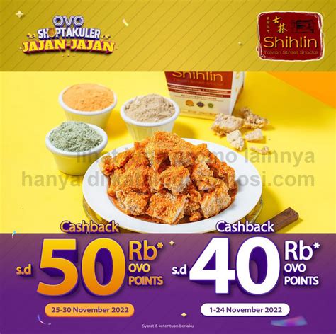 PROMO SHIHLIN OVO CASHBACK Hingga 50RIBU