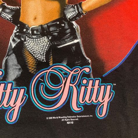 Vintage Wwf Stacy Kat Carter T Shirt