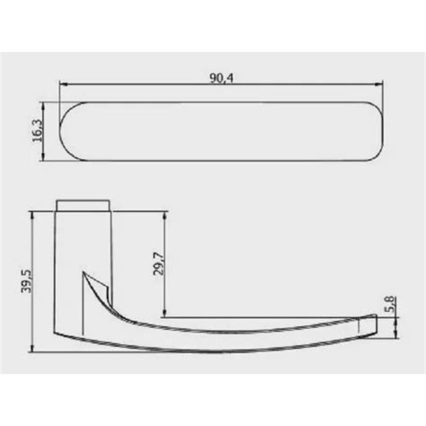 Fechadura Soprano Pali Way Roseta Quadrada Antique Interna No Shoptime