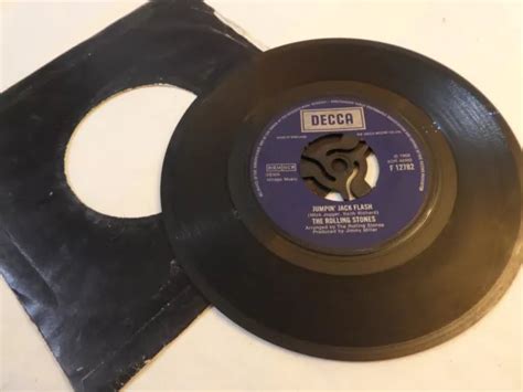 THE ROLLING STONES Jumpin Jack Flash französische 7 Single Decca Hit