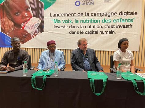 Action Contre La Faim ACF Lance Sa Campagne Ma Voix La Nutrition