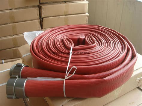 Psi Single Jacket Durable Rubber Fire Hose China Fire Hose And